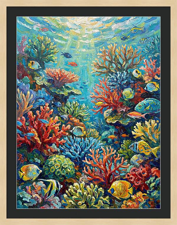 Colorful Coral Reef Underwater