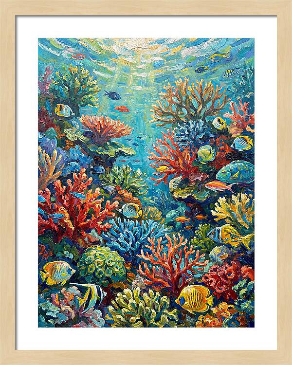 Colorful Coral Reef Underwater