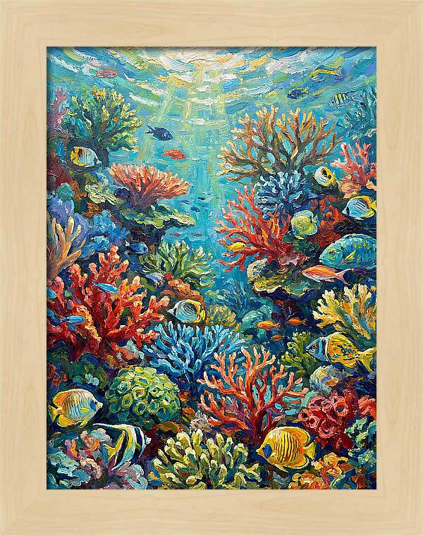 Colorful Coral Reef Underwater