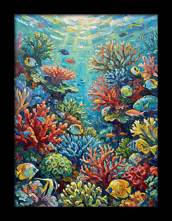 Colorful Coral Reef Underwater
