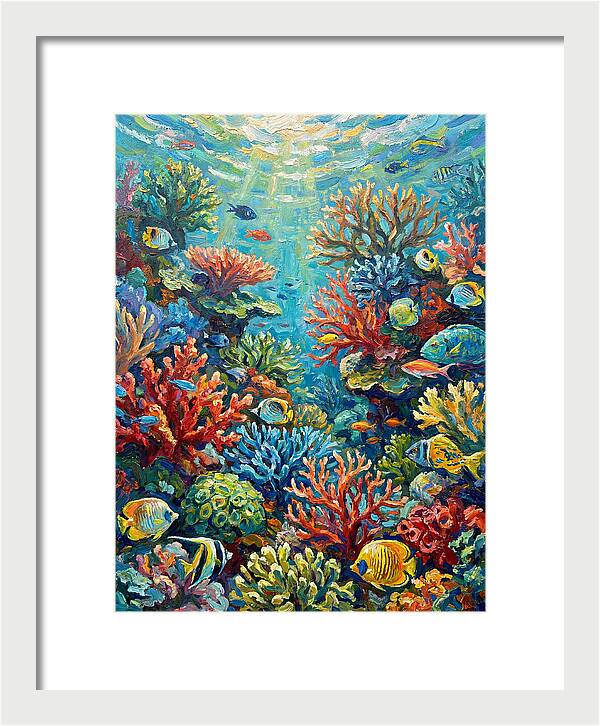 Colorful Coral Reef Underwater