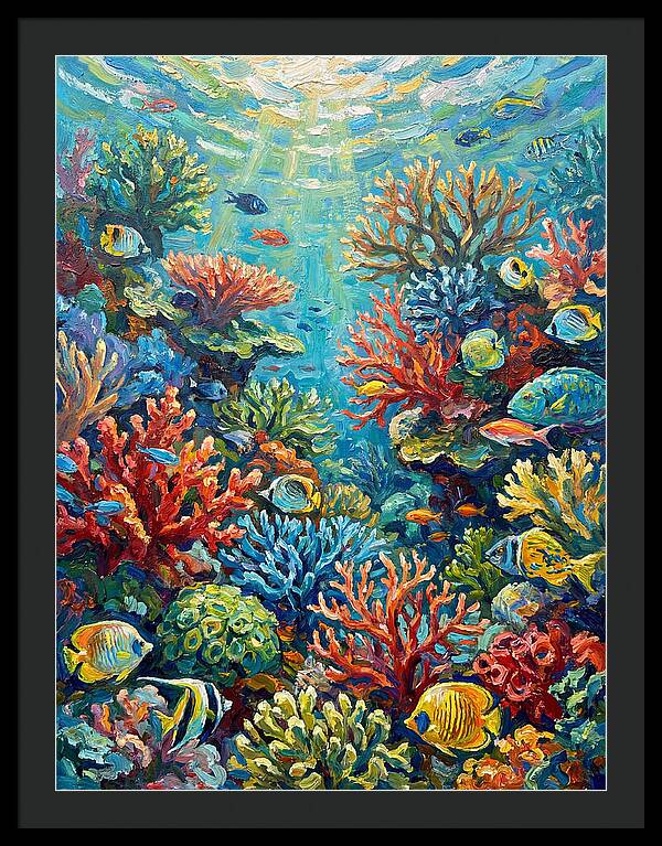 Colorful Coral Reef Underwater