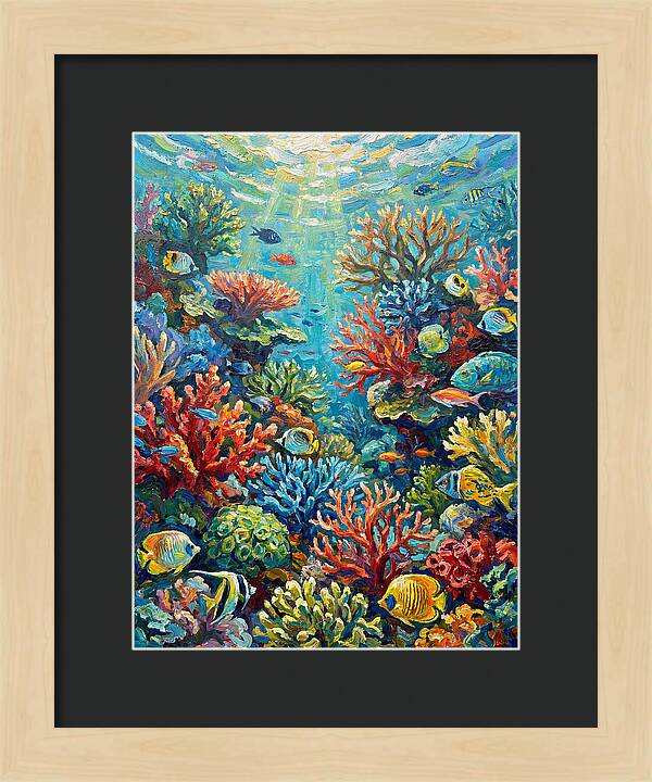 Colorful Coral Reef Underwater