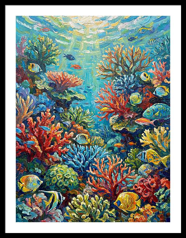 Colorful Coral Reef Underwater