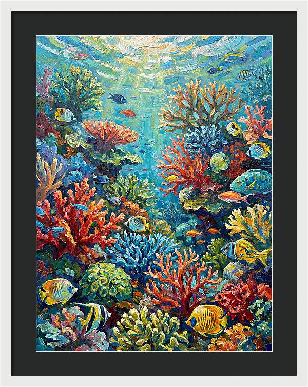 Colorful Coral Reef Underwater