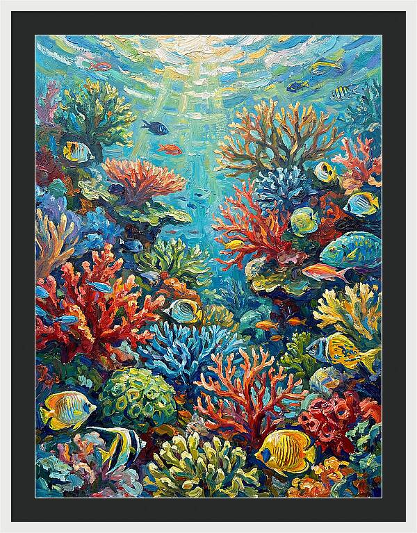 Colorful Coral Reef Underwater