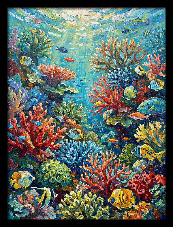 Colorful Coral Reef Underwater