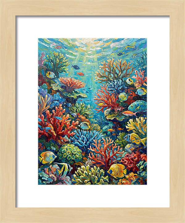 Colorful Coral Reef Underwater