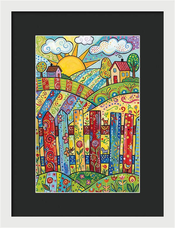 Colorful Country Landscape