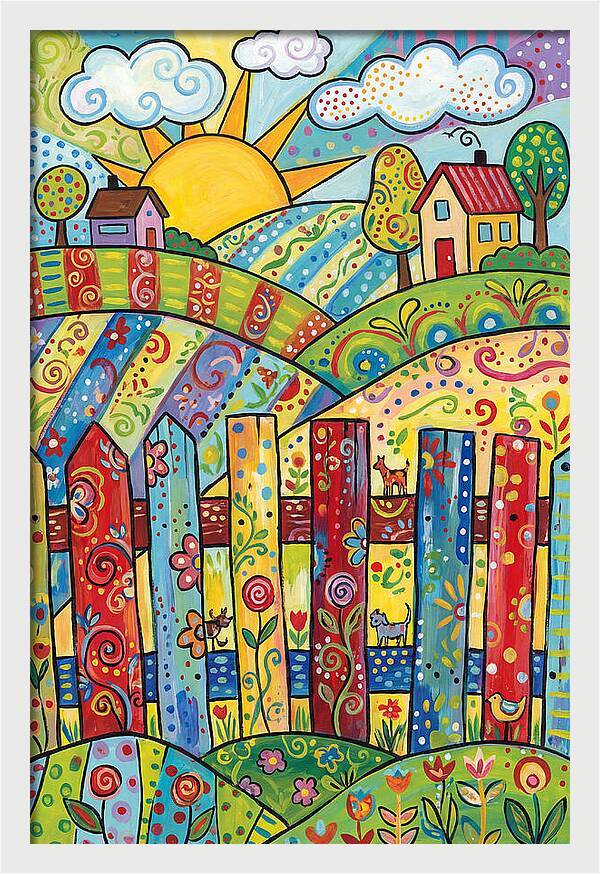 Colorful Country Landscape