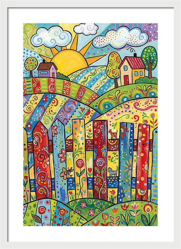 Colorful Country Landscape