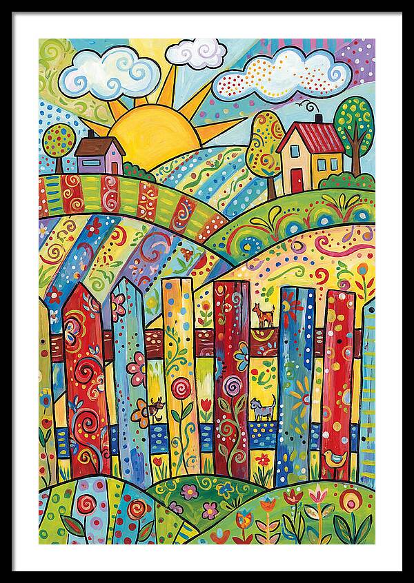 Colorful Country Landscape