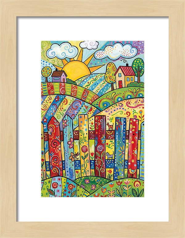 Colorful Country Landscape