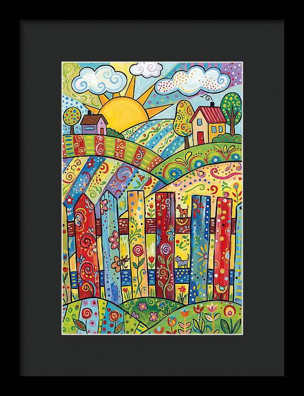 Colorful Country Landscape