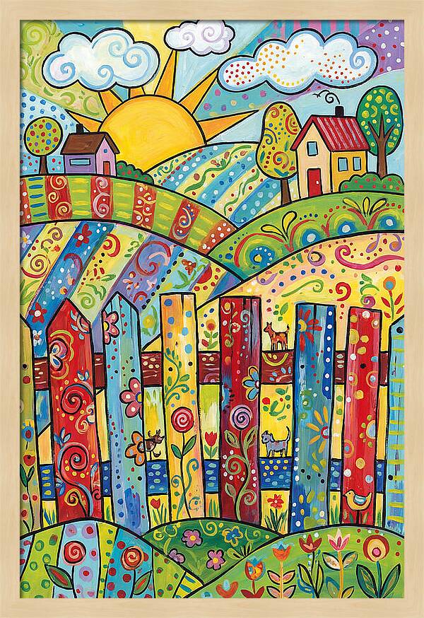 Colorful Country Landscape