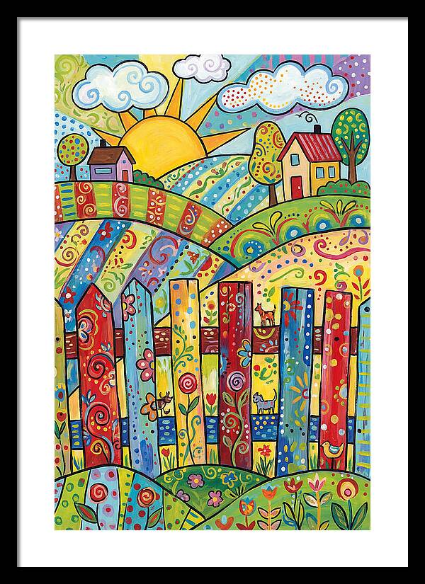 Colorful Country Landscape