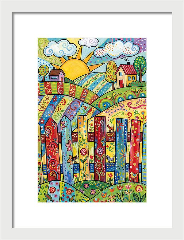 Colorful Country Landscape
