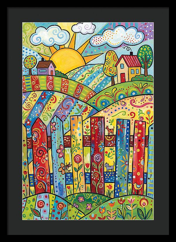 Colorful Country Landscape