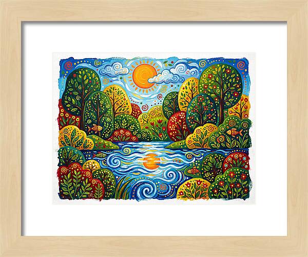 Colorful Creek Landscape