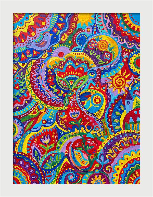 Colorful Folk Patterns