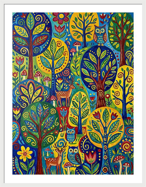 Colorful Forest Fantasy