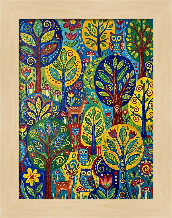 Colorful Forest Fantasy