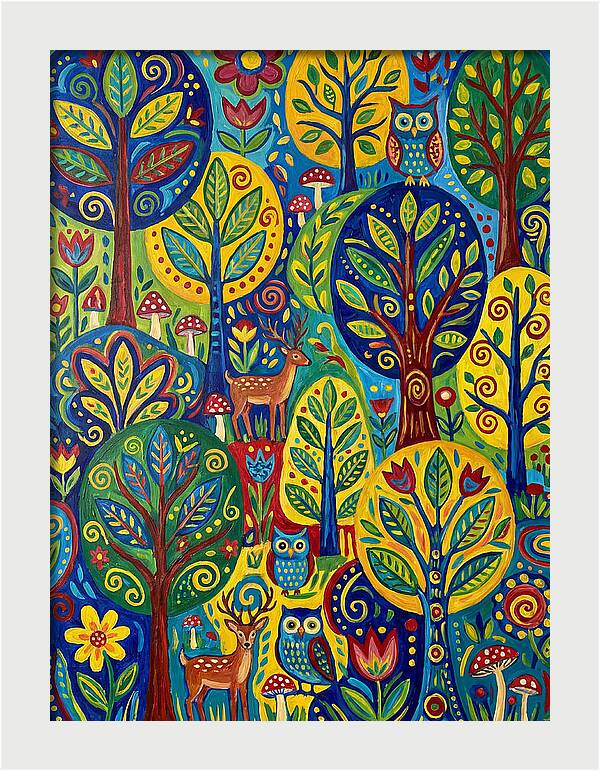 Colorful Forest Fantasy
