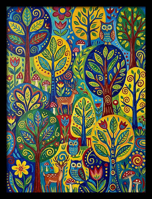 Colorful Forest Fantasy