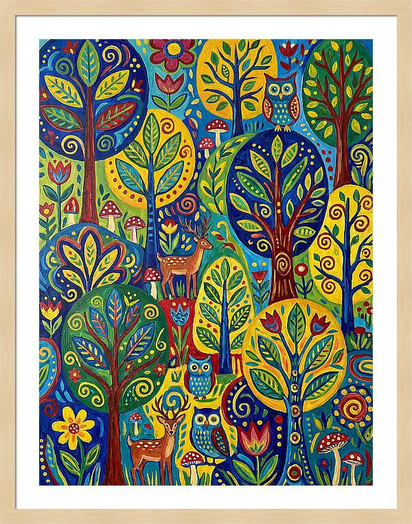 Colorful Forest Fantasy