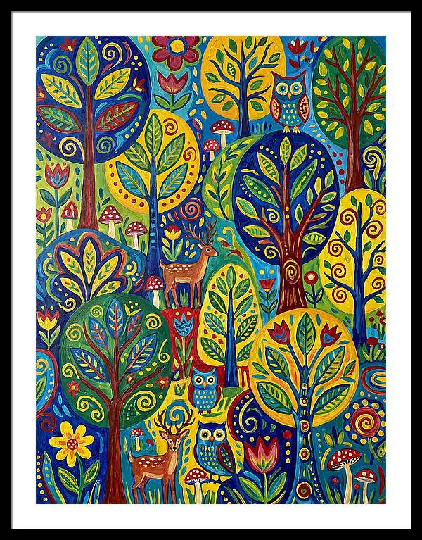 Colorful Forest Fantasy