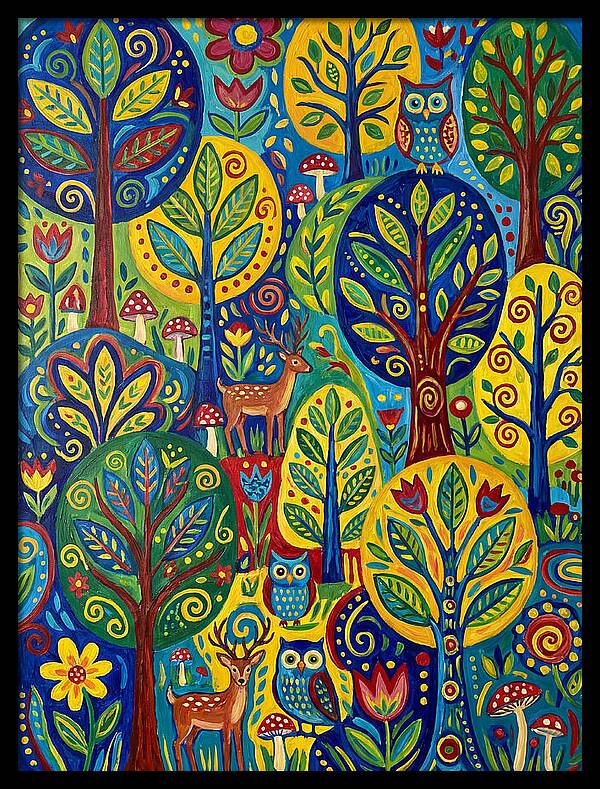 Colorful Forest Fantasy