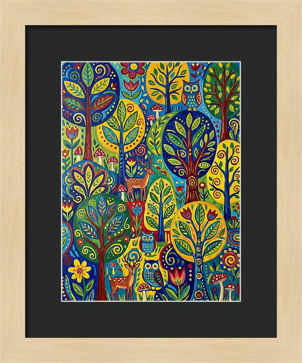 Colorful Forest Fantasy