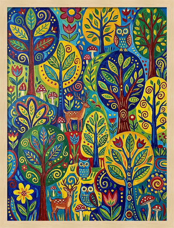 Colorful Forest Fantasy