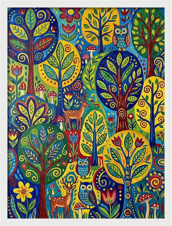 Colorful Forest Fantasy