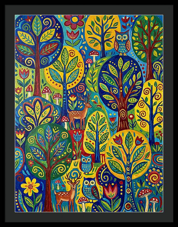 Colorful Forest Fantasy