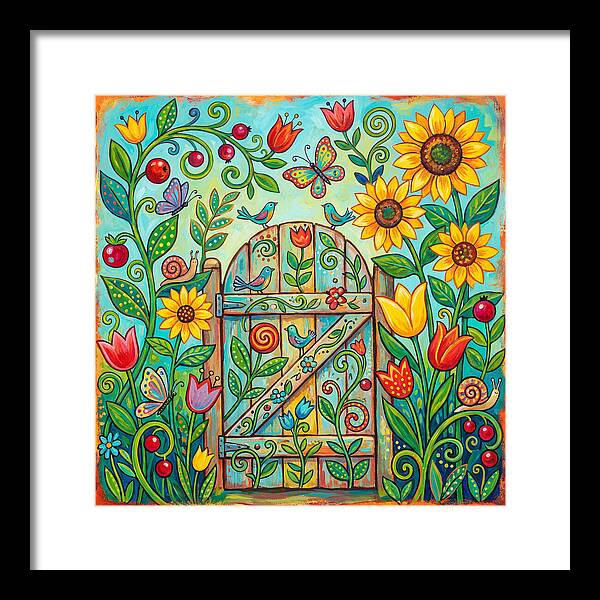Colorful Garden Gate