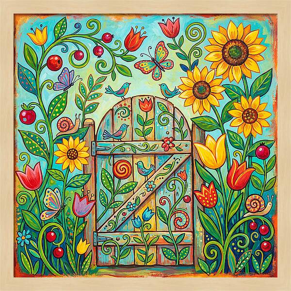 Colorful Garden Gate