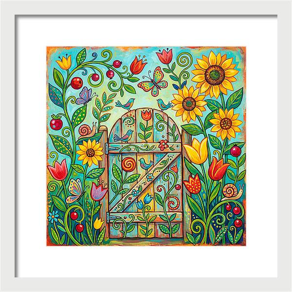 Colorful Garden Gate