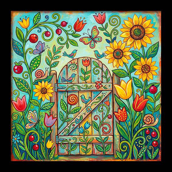 Colorful Garden Gate