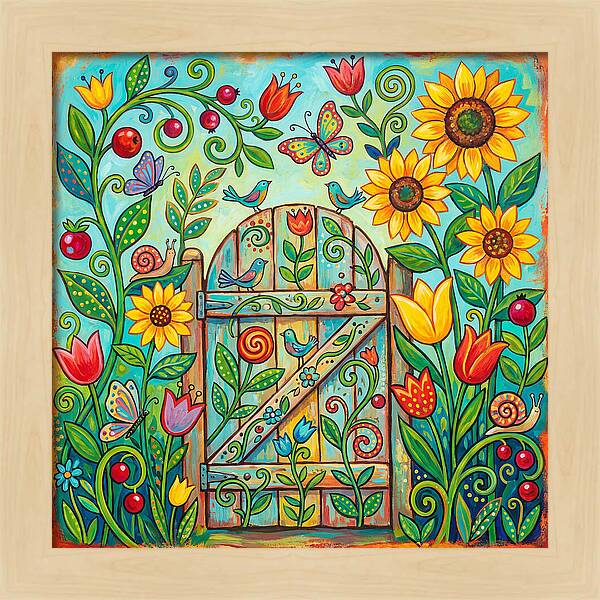 Colorful Garden Gate