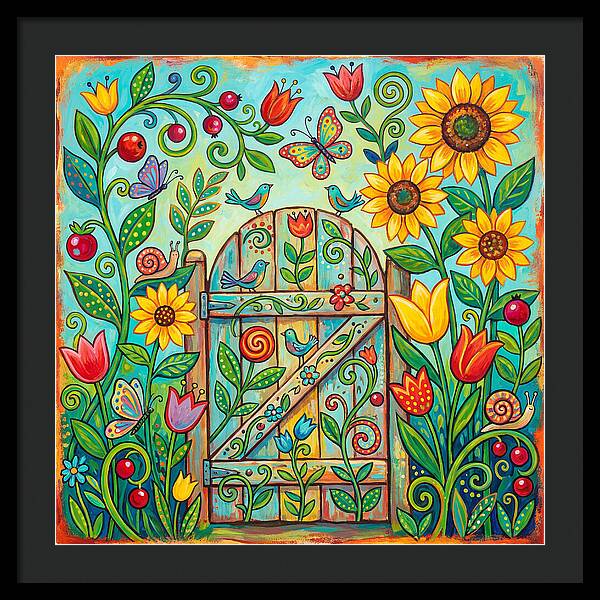 Colorful Garden Gate