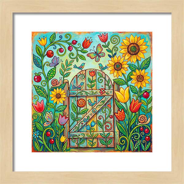 Colorful Garden Gate