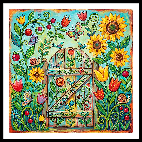 Colorful Garden Gate