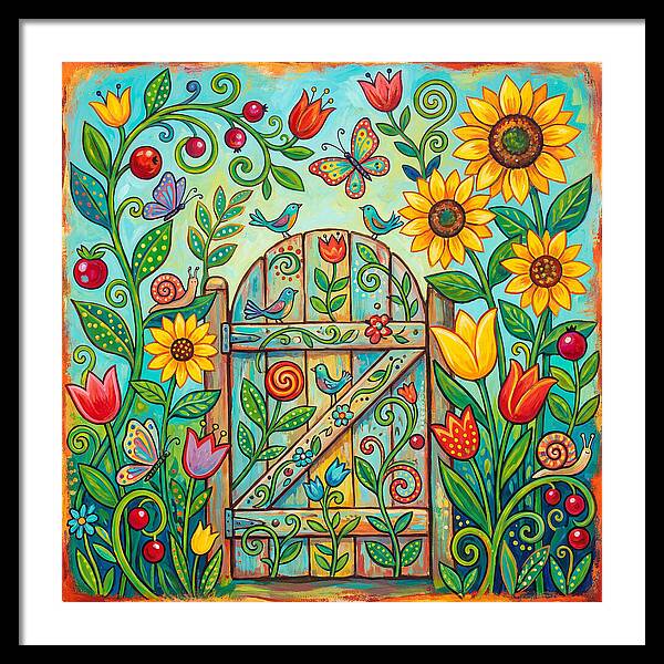 Colorful Garden Gate