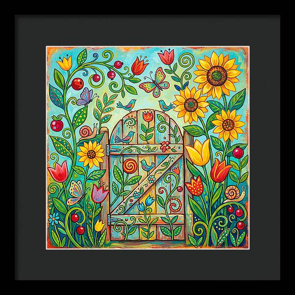 Colorful Garden Gate