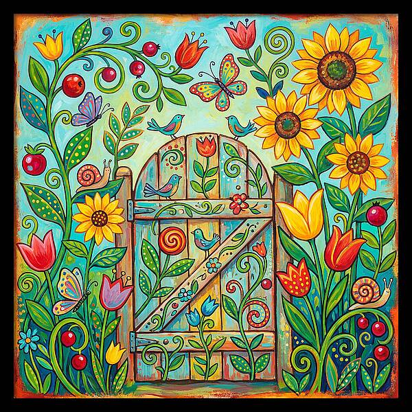 Colorful Garden Gate