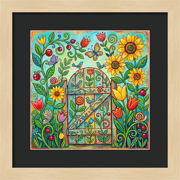Colorful Garden Gate