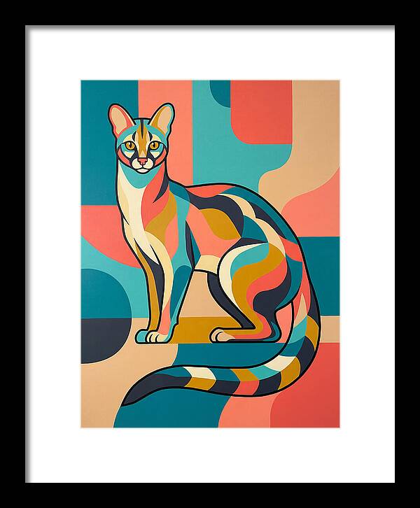 Colorful Genet Portrait