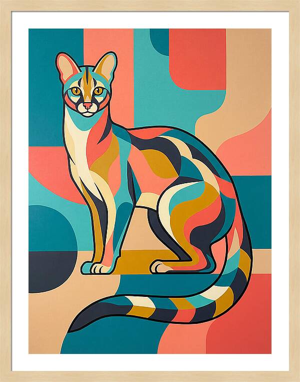 Colorful Genet Portrait