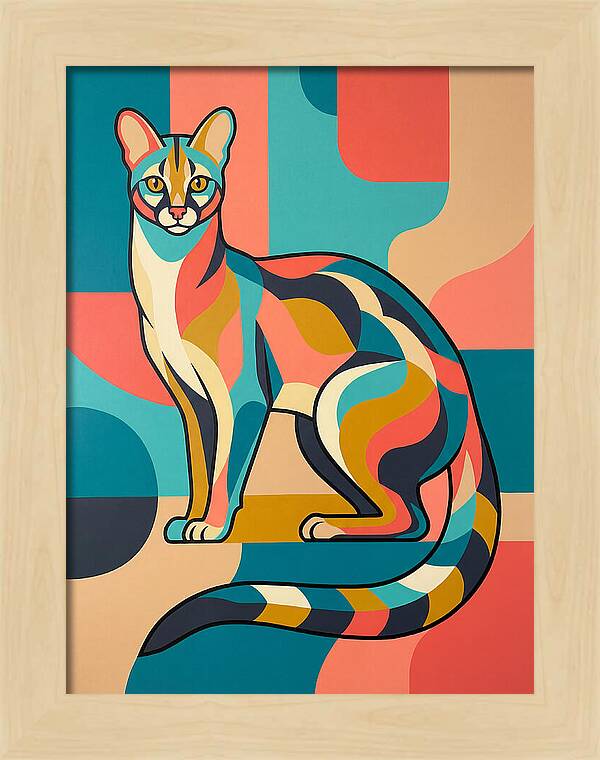 Colorful Genet Portrait